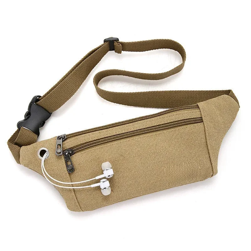 AliExpress - Nouveau Sac de taille en toile Pure pour hommes, sac de taille Mobile, Sports de plein air, loisirs, course, Anti-vol, Ultra fin, 