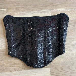 Glitter korsett xs