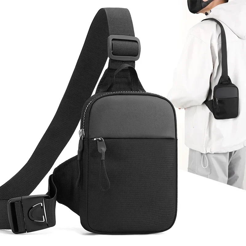 AliExpress - Männer Wasserdichte Sling Brust Pack Mode Kleine Schwarz Umhängetasche Schulter Zipper Tasche Reise Workout Handtasche Messenger Tasche 