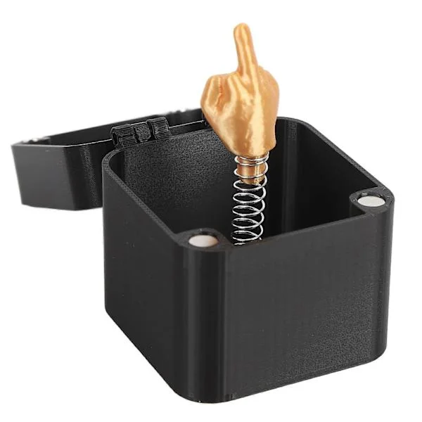 Långfinger i en låda Prankgåva Rolig hand Prank Pop-up Låda Vuxen Skrivbordsdekoration-FM-