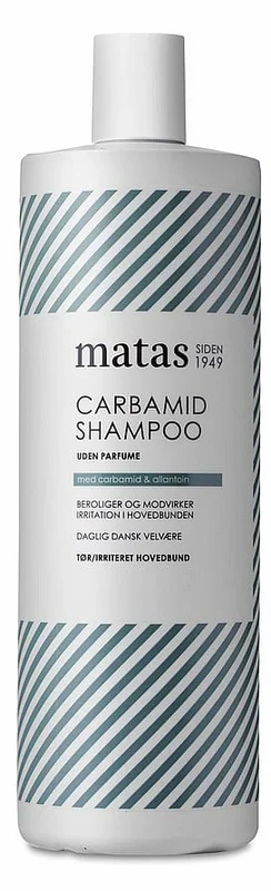 Matas Striber Carbamid Shampoo til Tør og Irriteret Hovedbund Uden Parfume 1000 ml, Hår, Shampoo & Hårpleje, Hovedbundspleje
