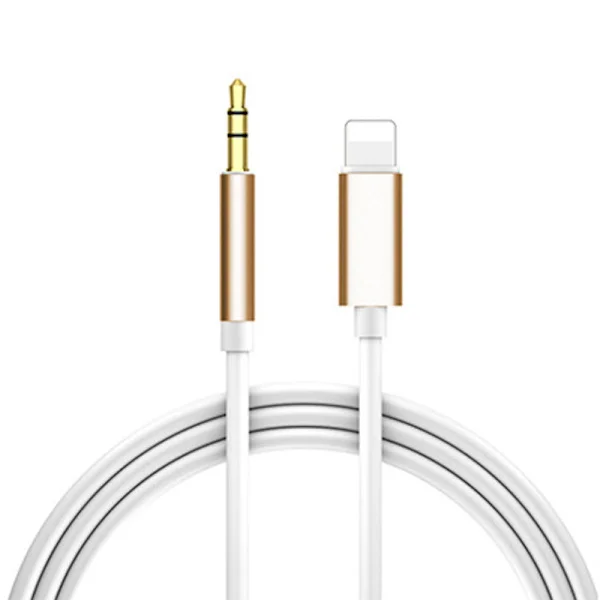 För Iphone Aux-kabel Aux-kabel för bil Apple till 3,5 mm Aux-kabel-2m