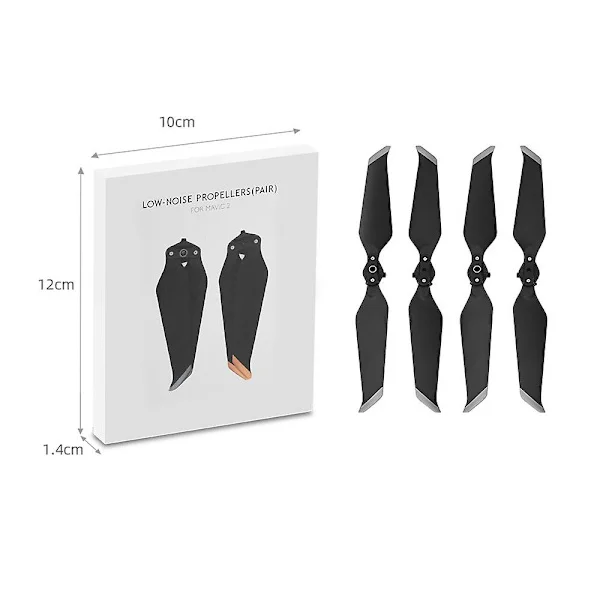 4 pcs Low-Noise Propellers Replacement Blades For DJI Mavic 2 Pro 8743F Drone (LGL)