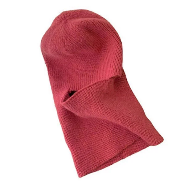 Knitted Balaclava Hoodie Hat Scarf Ski Balaclava Cycling Balaclava Neck Warmer