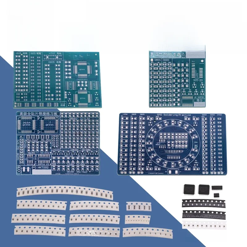 AliExpress - Composants LED clignotants rotatifs SMD NE555 CD4017, panneau de pratique de soudage SMT LQFP44, Suite de formation de circuits 