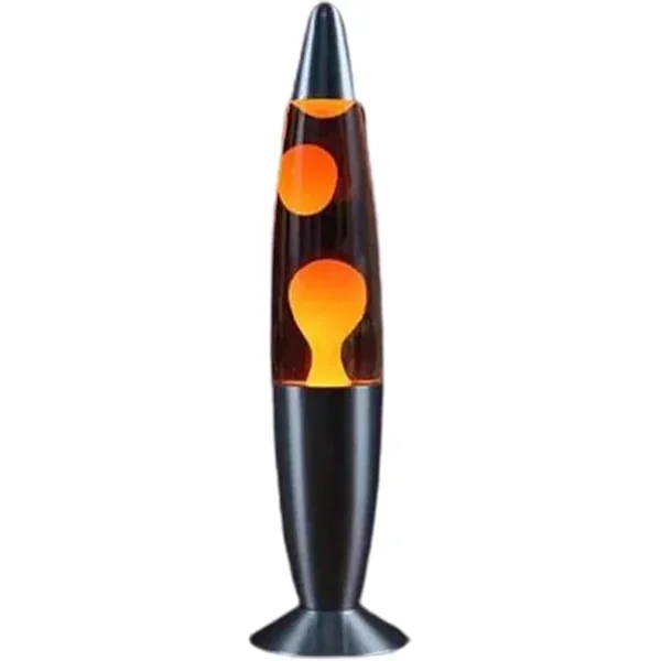 Lavalampa Legering - 33 cm - Orange Tyg