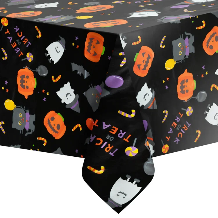 Halloween Pöytäliina Musta 137x274cm
