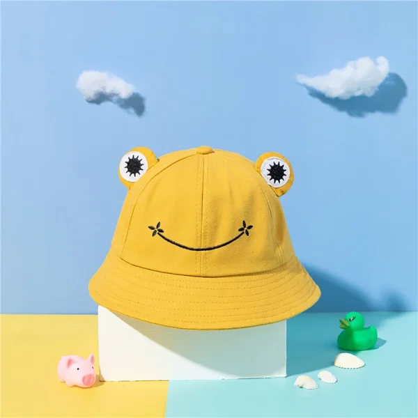 IC Bucket Hats Kvinnors Bucket Hat Groda Solhatt Bucket Hat