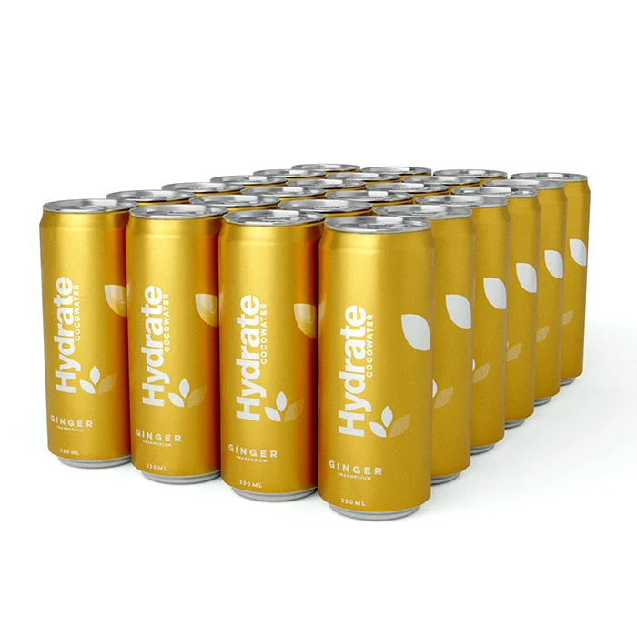 Plant Factory 24 x Hydrate Kolsyrat Kokosvatten Flak 330 ml