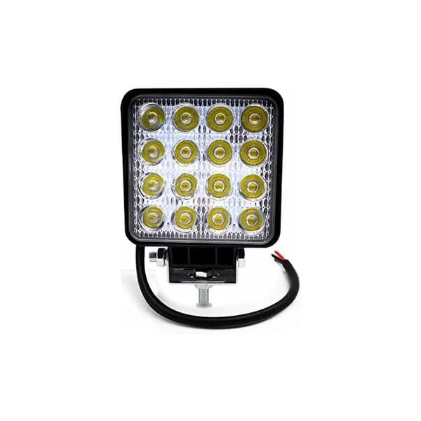 48W LED Arbetsbelysning Offroad Floodlight 12V 24V Körljus Strålkastare Extra Strålkastare för Traktor Grävmaskin Bil SUV, UTV, ATV HIASDFLS