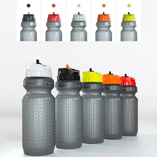 Large Sports Water Bottle with Straw Lightweight Sports Bottle 650ML Water Bottle for Cycling Camping Hiking gray-FA- gray