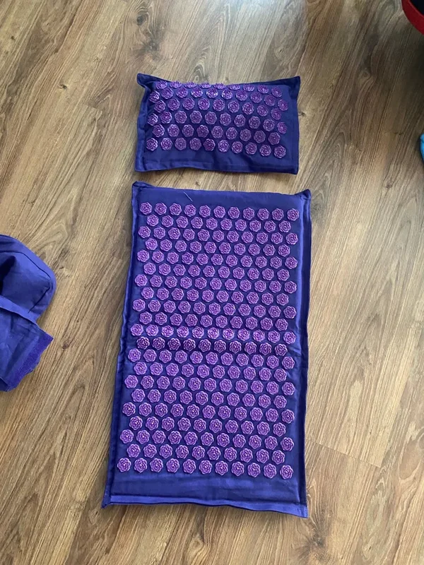 AliExpress - Natur Leinen Kokospalme Massage Yoga Matte Sport Kissen Matte mit Tasche Lotus Spike Akupressur Matte Kissen