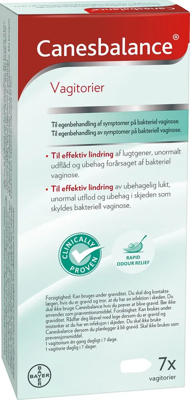Canesbalance Vagitorier 7 stk, Medicin & Pleje, Intimpleje, Intim Balance