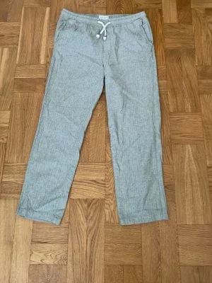 Grå linnebyxor från Jack & Jones