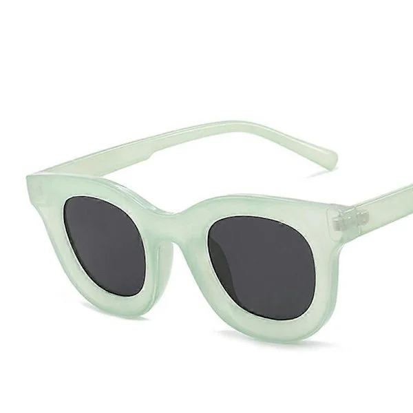 Retro Vintage Små Runde Solbriller Kvinner Cat Eye Skygge Briller Utendørs Briller