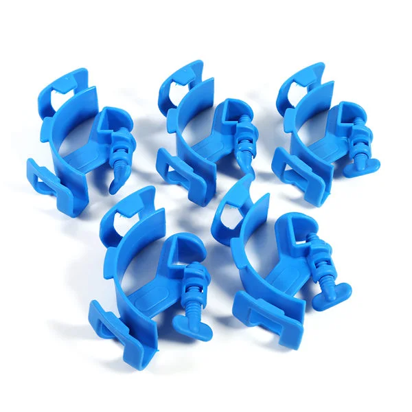 Aquarium Filtration Water Pipe Filter Hose Holder For Mounting Blue