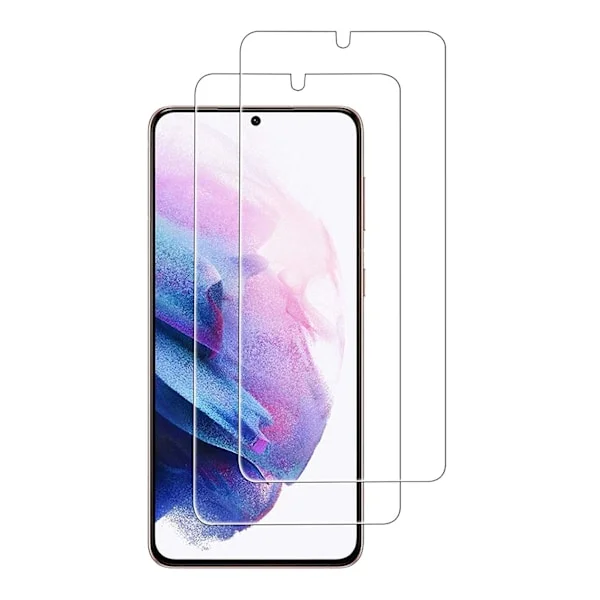 2-Pack Samsung S21 - Skärmskydd i Härdat Glas - Extra Stark