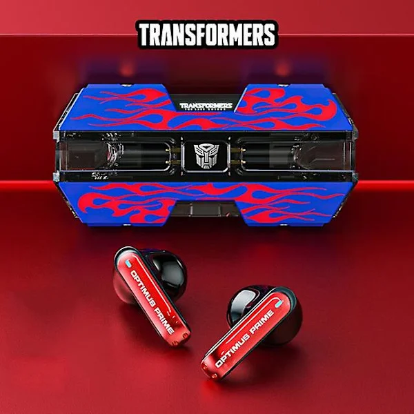 Transformers TFT01 Trådløse Bluetooth 5.3 Hovedtelefoner Gaming Earbuds Lav Latenstid Gamer Headset TWS Støjreduktion Earphones Nye (FMY)