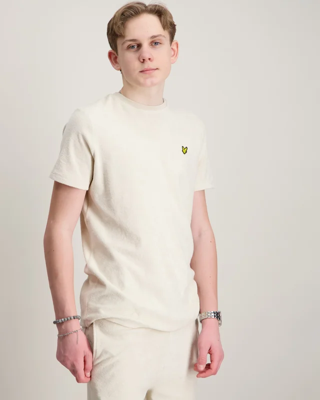 Lyle & Scott Towelling T-shirt Beige T-shirts Kille - Kids Brand Store
