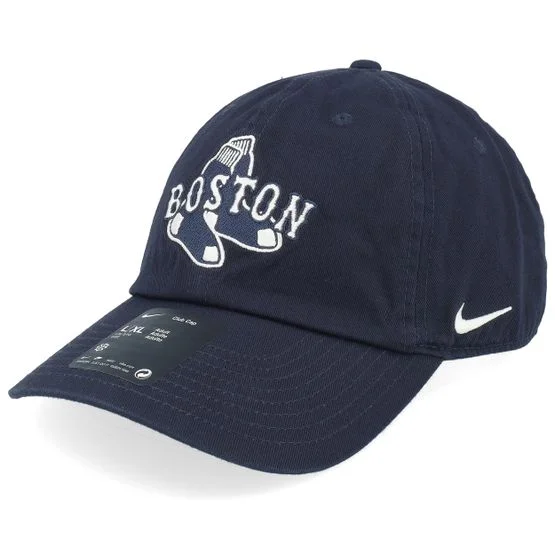 Nike MLB - MLB - Blue - unconstructed - Cap - Boston Red Sox Statement Club Blue Dad Cap - Nike - Hatstore
