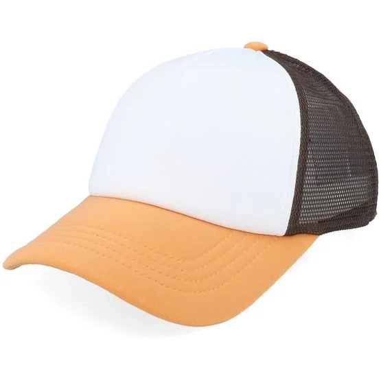 Beechfield - Svart trucker Caps - Chocolate/Dark Amber Foam Retro Trucker @ Hatstore