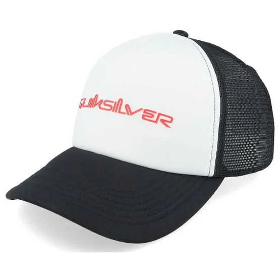 Quiksilver - White trucker Caps - Omni White/Black Trucker @ Hatstore