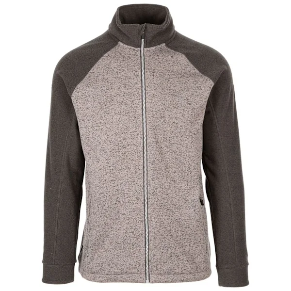 Trespass Mens Sonstown Fleece Jacka L Gråmelerad