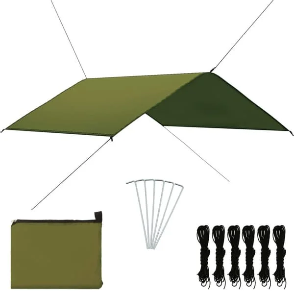 Tarp 4x4 m grön