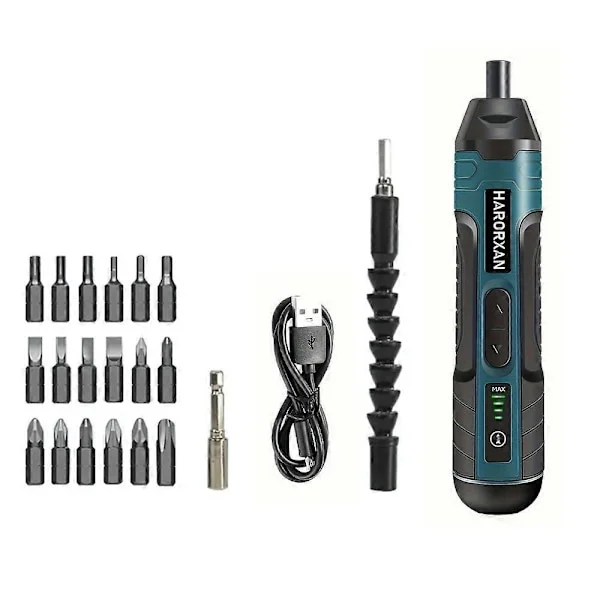 Sladdlös Elektrisk Skruvdragare 1300mah Batteri Mini Borrmaskin 3.6V Elverktyg Kit [Db]