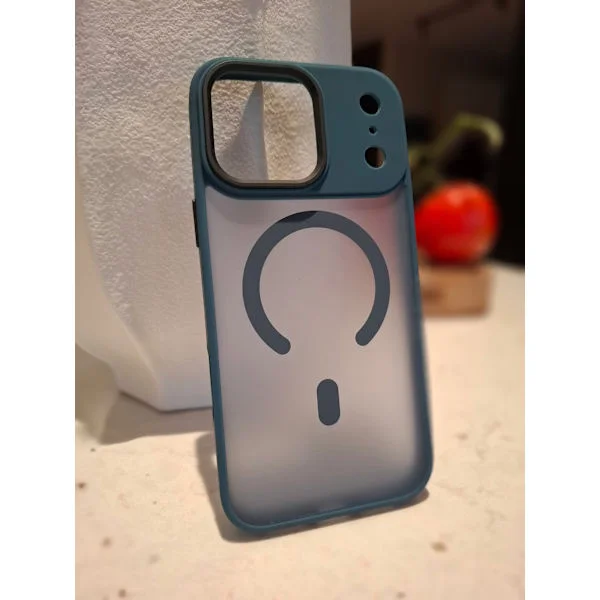 Kompatibel med iPhone 17 PRO Skal MagSafe TPU - MÖRKBLÅ / NAVY