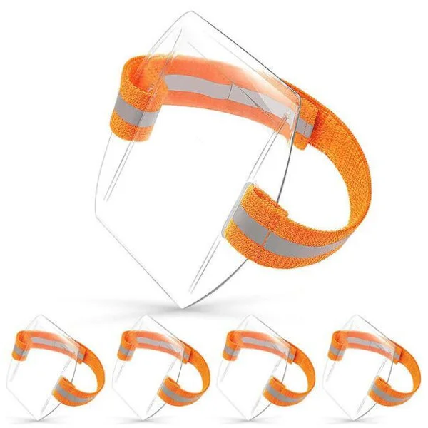 Pieces of High Visibility PVC ID Card Holder, Ski Pass, Armband, ID Card Holder-FX-