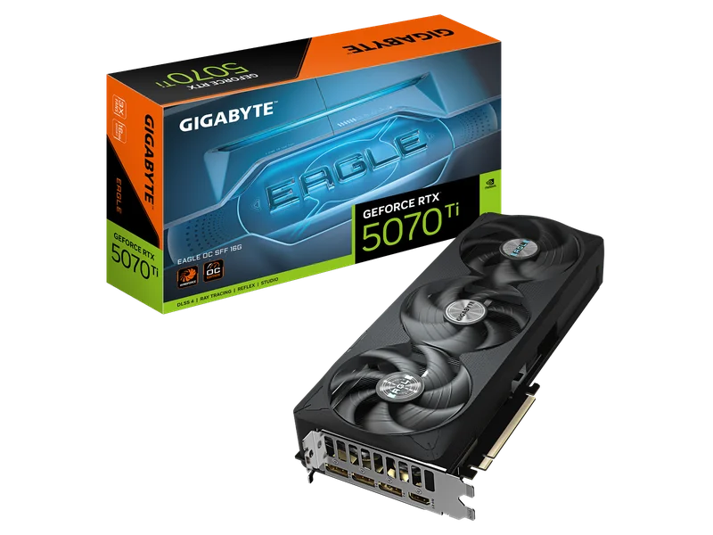 RTX 5070 Ti EAGLE SFF OC 16GB - Gigabyte GeForce RTX 5070 Ti EAGLE OC SFF