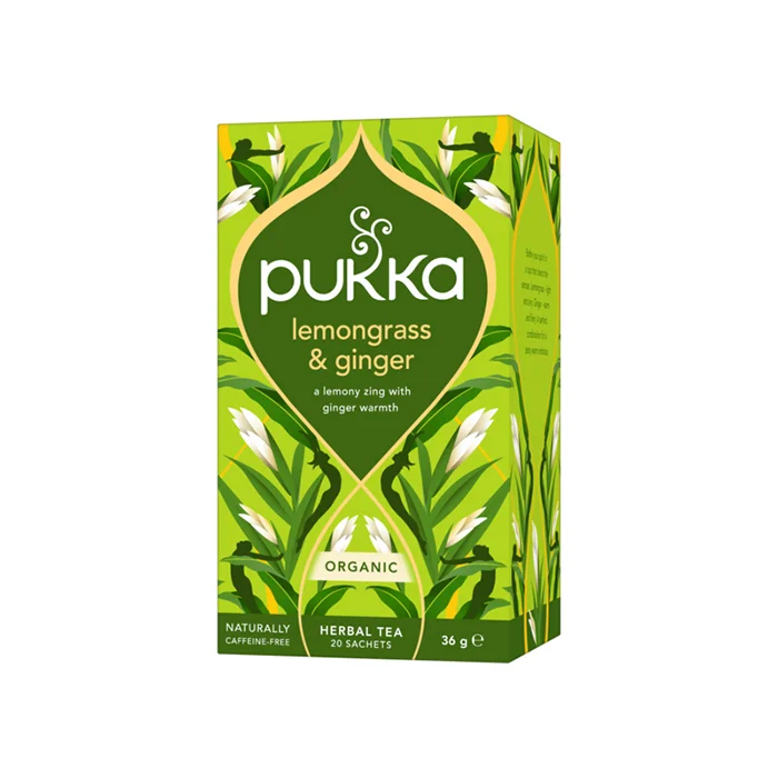 Pukka Urte-te Sitrongress & Ingefær ØKO 20 stk