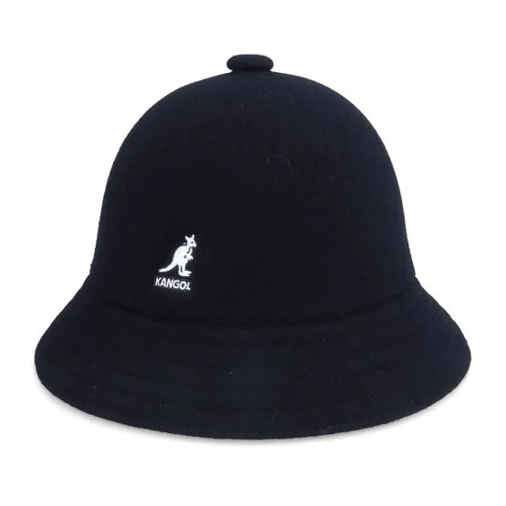 Kangol - Wool Casual Black Bucket Bucket Black Hat - @ Hatstore