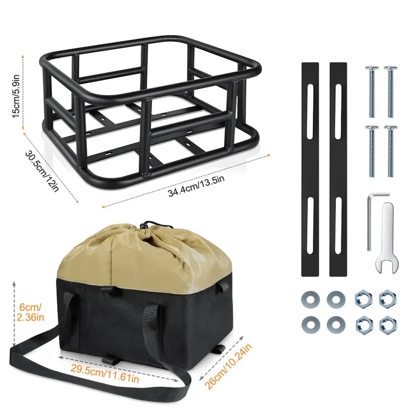 AliExpress - NEWBOLER E-Bike Cargo Rack sac fer grande capacité vélo panier arrière support vélo paniers pour voyage en plein air Shopping vtt vélo de
