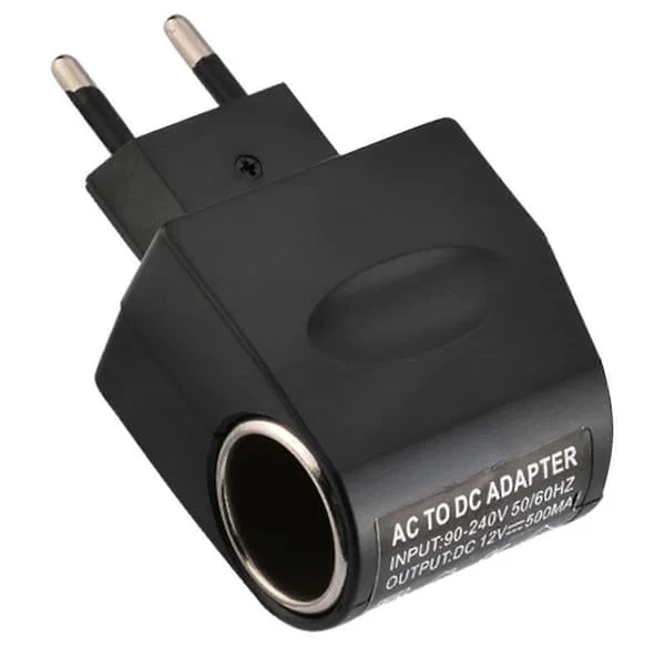 AC 220V till DC 12V Adapter Bil Cigarettändare Omvandlare Uttag Säker Ström