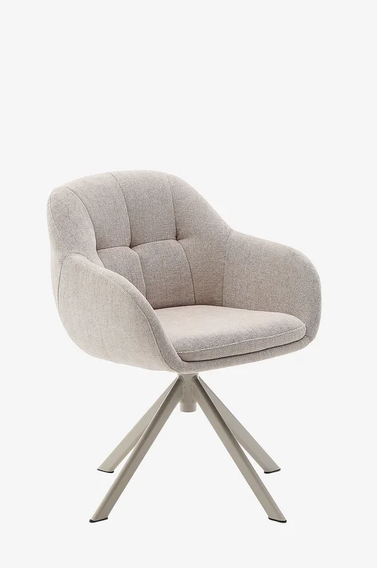 Kave Home - Kontorsstol - dorina - Beige - Skrivbordsstolar - Från Homeroom