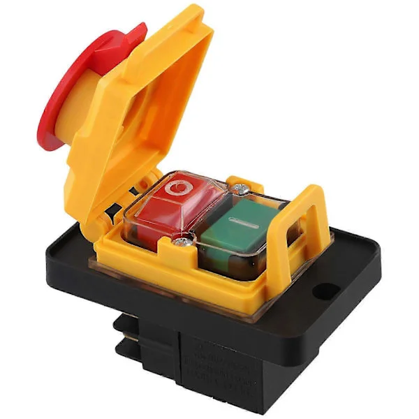 【BQ】Electromagnetic Switch Magnetic Push Button Switch KJD12 16A 250V Power Tool Undervoltage Overload Circuit Breaker