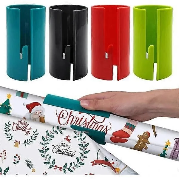 4-pack Gift Wrap Cutter - Portable Gift Wrapping Roll