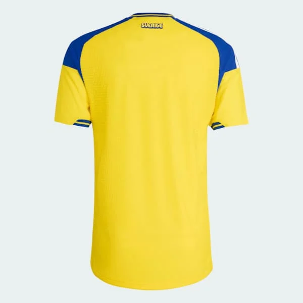 Sweden Men's National Football Team 2026 Jersey Only, Football Shirt, Breathable Polyester Match Jersey, Sports Fan Apparel 4XL No Number