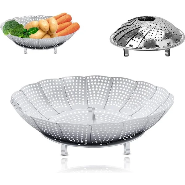 Steamer Basket - Vegetable Steamer - Stainless Steel - Steaming Rack - Steamer Pot