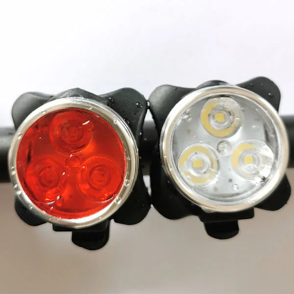 Bike Light Set, Super Bright USB Rechargeable Bicycle Lights, Waterproof Mountain Road Bike Lights Rechargeable, Safety & Easy-to-Install LED Bike 