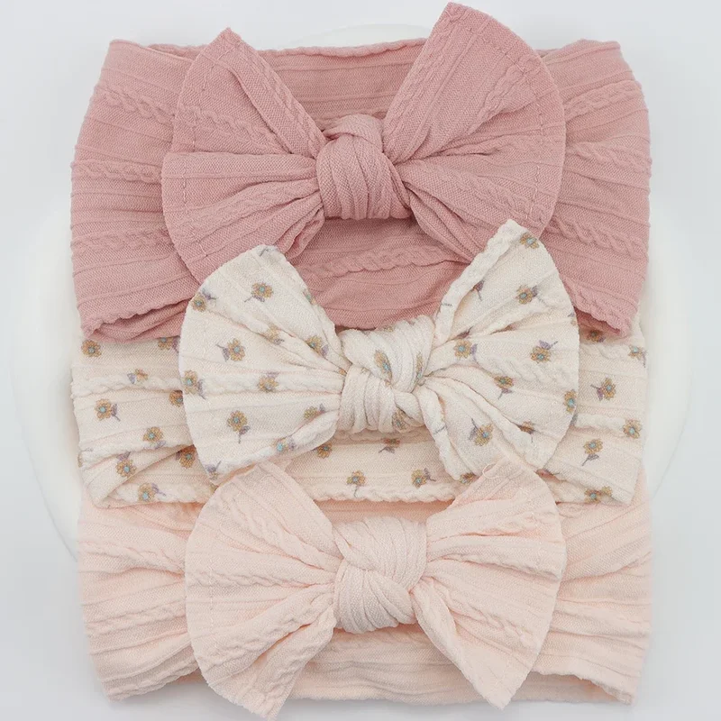 AliExpress - 3 stks/set Baby Meisje Hoofdbanden Veel Bows Baby Hoofdband Pasgeboren Gift Elastische Haarbanden Kinderen Tulband Kids Baby 