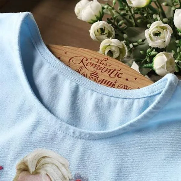 Tjejer Födelsedag Prinsess Klänning Frozen Elsa Spets Kostym Klänning Blue