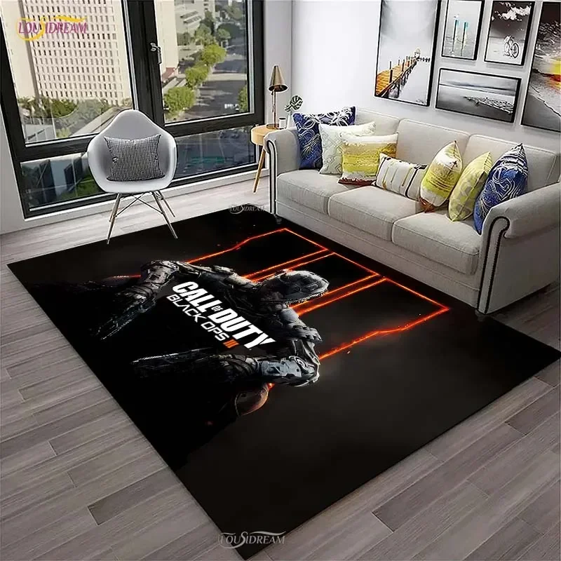 AliExpress - Call of Duty Spielteppich Wohnzimmer Schlafzimmer Sofa Kaffee Dekor Yoga Bereich Teppiche Küchentür rutschfeste Matten Alfombra 