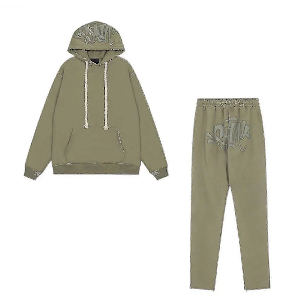 Amerikansk lös sweatshirtjacka, träningsbyxor, dam, trendigt märke, hiphop, street, par, casual QYSLV