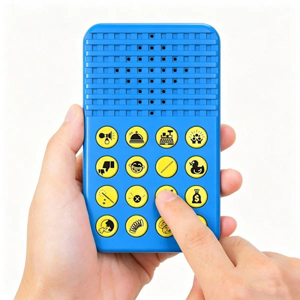 Joke Sound Machine 16 Sound Effects Toy, Funny Prank Machine with Humor Sounds like Laughter and Duck, Gag Toy for Kids and Teens, Fun Gift, Red