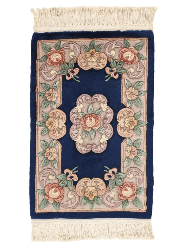China 90 Line Rug Oriental Brown/Black (Wool, )