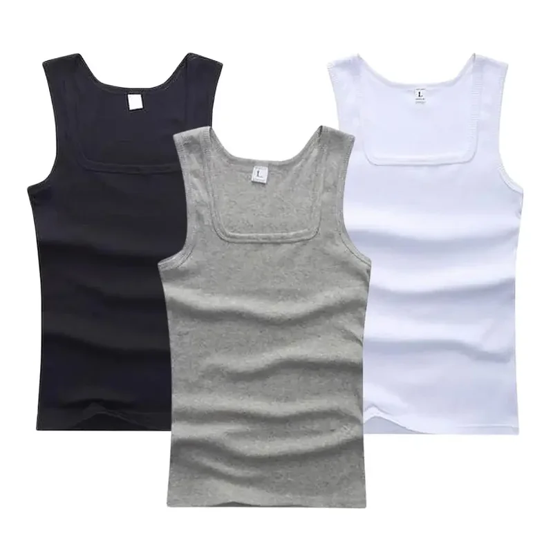 AliExpress - Heißer Verkauf Sommer Männliche kleidung Frauen Grundlegende Elastische tank top Reine Baumwolle Ärmellose männer t-shirt Bodybuilding 
