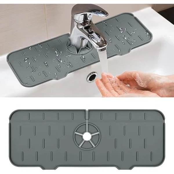 1 st kranhandtag droppbricka, silikon diskbänksmatta, torkmatta